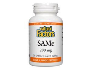 SAMe 200mg - Natural Factors - 60 - Tablet
