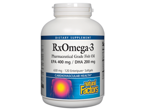 RxOmega-3 Factors - Natural Factors - 120 - Softgel