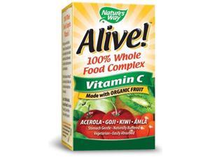 Alive Organic Vitamin C - Nature's Way - 120 - VegCap Alive Organic Vitamin C - Nature's Way - 120 - VegCap