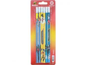 Disney Pixar Incredibles 2 Personalized Pencils Hero Super Star Awesome 6 Pack Disney Pixar Incredibles 2 Personalized Pencils Hero Super Star Awesome 6 Pack