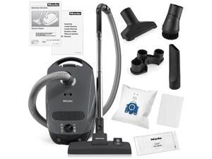 Miele Classic C1 Pure Suction Canister Vacuum Cleaner + SBD285-3 Rug & Floor Tool + Crevice Tool + Upholestry Tool + Dust Brush