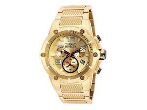 Invicta Men's 19529 Speedway Quartz Chronograph Gold Dial Watch Invicta Men's 19529 Speedway Quartz Chronograph Gold Dial Watch