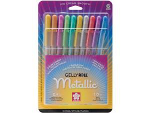 Gelly Roll Metallic Medium Point Pens 10/Pkg-Assorted Colors Gelly Roll Metallic Medium Point Pens 10/Pkg-Assorted Colors