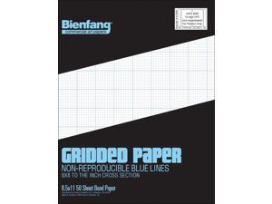 Bienfang Gridded Paper Pad 8.5"X11"-50 Sheets Bienfang Gridded Paper Pad 8.5"X11"-50 Sheets