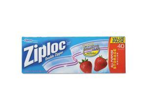 Ziploc Double Zipper Quart Storage Bags