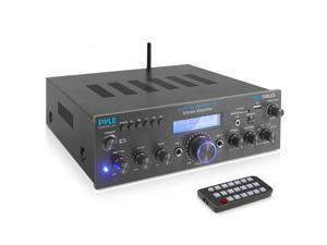 Pyle PDA5BU.0 Home Compact Bluetooth Amplifier Stereo Receiver System with FM Radio, MP3/USB/SD/AUX (200 Watt) Pyle PDA5BU.0 Home Compact Bluetooth Amplifier Stereo Receiver System with FM Radio, MP3/USB/SD/AUX (200 Watt)