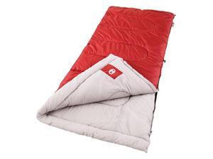 Coleman Palmetto 75x33 In Retangle Sleeping Bag Red/Tan Coleman Palmetto 75x33 In Retangle Sleeping Bag Red/Tan
