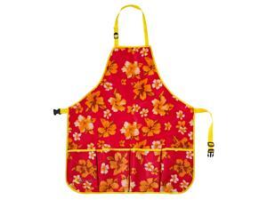 oGrow® High Quality Gardener’s Tool Apron With Adjustable Neck And Waist Belts - Raspberry Floral - Medium oGrow® High Quality Gardener’s Tool Apron With Adjustable Neck And Waist Belts - Raspberry Floral - Medium