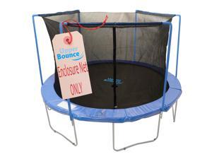 14' Trampoline Enclosure Safety Net Fits For 14 Ft. Round Frame Using 3 Arches, with Sleeves on top (poles not included)