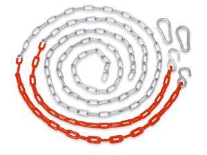 Swingan - Vinyl Coated Chain - Orange - Set Of 2 Swingan - Vinyl Coated Chain - Orange - Set Of 2