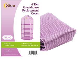 Ogrow® Hexagonal Premium PE Greenhouse Replacement Cover, Lilac - fits Frame Size 38"L x 38"W x 62"H Ogrow® Hexagonal Premium PE Greenhouse Replacement Cover, Lilac - fits Frame Size 38"L x 38"W x 62"H