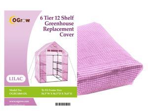 Ogrow® Premium PE Greenhouse Replacement Cover, Lilac - fits Frame Size 56"L x 56"W x 77"H Ogrow® Premium PE Greenhouse Replacement Cover, Lilac - fits Frame Size 56"L x 56"W x 77"H