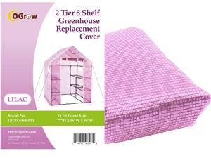 Ogrow® Premium PE Greenhouse Replacement Cover, Lilac - fits Frame Size 56"L x 56"W x 77"H Ogrow® Premium PE Greenhouse Replacement Cover, Lilac - fits Frame Size 56"L x 56"W x 77"H