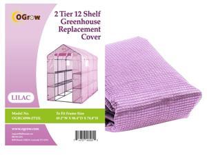 Ogrow® Premium PE Greenhouse Replacement Cover, Lilac - fits Frame Size 98"L x 49"W x 75"H Ogrow® Premium PE Greenhouse Replacement Cover, Lilac - fits Frame Size 98"L x 49"W x 75"H