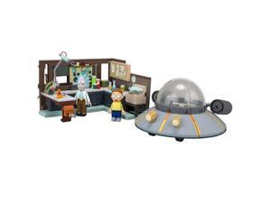 Rick and Morty Spaceship and Garage Large Construction Set Rick and Morty Spaceship and Garage Large Construction Set