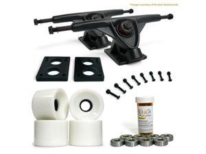 Solid White Hd7 Longboard Black Solid White Hd7 Longboard Black