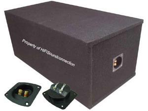 CAR AUDIO PORTED DUAL 15" PAINTABLE SUBWOOFER ENCLOSURE BASS SPEAKER SUB BOX CAR AUDIO PORTED DUAL 15" PAINTABLE SUBWOOFER ENCLOSURE BASS SPEAKER SUB BOX