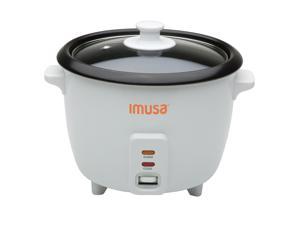 IMUSA GAU-00013 White 8-Cup Rice Cooker