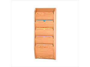 Wooden Mallet 5 Pocket HIPAA Compliant Privacy Letter Size Chart Holder Rack Light Oak Wooden Mallet 5 Pocket HIPAA Compliant Privacy Letter Size Chart Holder Rack Light Oak