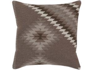 Surya Kilim Down Fill 22" Square Pillow in Olive