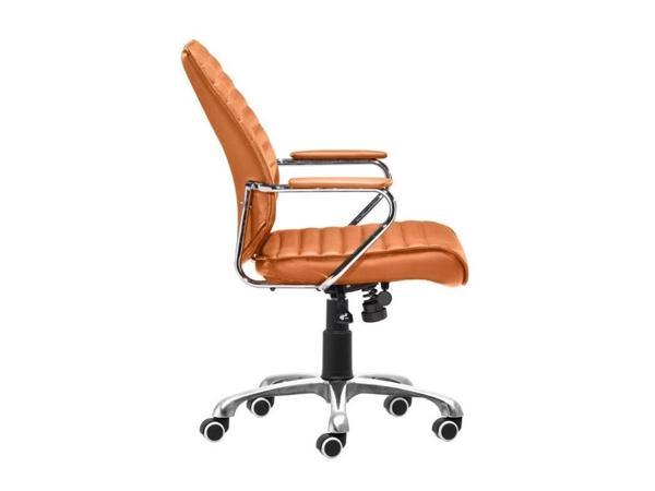 Glider Low Back Office Chair Gray - Zuo Modern 100835