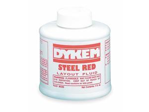 Dykem Layout Fluid,Red,4 oz.,Bottle 80396 Dykem Layout Fluid,Red,4 oz.,Bottle 80396