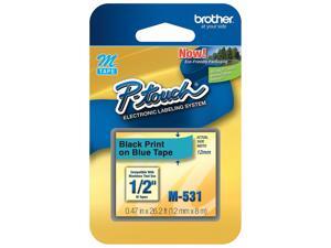 Brother Label Tape Cartridge,26-13/64ftx0.47in HAWA M531 Brother Label Tape Cartridge,26-13/64ftx0.47in HAWA M531