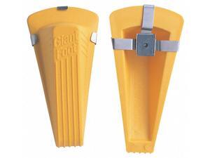 Giant Foot Door Wedge Yellow TPE (Thermoplastic Elastomer Santoprene) 00967 Giant Foot Door Wedge Yellow TPE (Thermoplastic Elastomer Santoprene) 00967