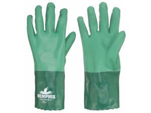 Neoprene Chemical Resistant Gloves, M, 12" Glove Length, Green, 1 PR Neoprene Chemical Resistant Gloves, M, 12" Glove Length, Green, 1 PR