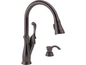 Delta Single Handle Lever Kitchen Faucet, Venetian Bronze 19950Z-RBSD-DST Delta Single Handle Lever Kitchen Faucet, Venetian Bronze 19950Z-RBSD-DST