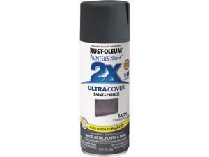 Rust-Oleum Painter's Touch 2X Ultra Cover 12 Oz. Charcoal Gray Satin Spray Paint Rust-Oleum Painter's Touch 2X Ultra Cover 12 Oz. Charcoal Gray Satin Spray Paint