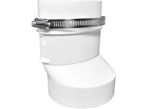 Dundas Jafine Round to Oval Plastic Dryer Duct Connector R2OZW Dundas Jafine Round to Oval Plastic Dryer Duct Connector R2OZW