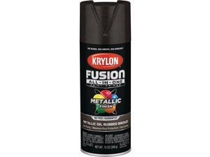 Krylon Fusion All-In-One Metallic Spray Paint & Primer, Oil Rubbed Bronze Krylon Fusion All-In-One Metallic Spray Paint & Primer, Oil Rubbed Bronze