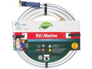Element 5/8 In. Dia. x 25 Ft. L. Drinking Water Safe RV&Marine Hose CELMRV58025 Element 5/8 In. Dia. x 25 Ft. L. Drinking Water Safe RV&Marine Hose CELMRV58025