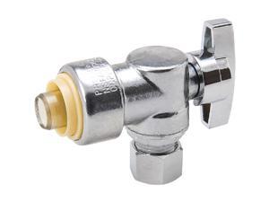 ProLine 1/2 In. PF x 3/8 In. OD Brass Push Angle Valve 1190-932HC ProLine 1/2 In. PF x 3/8 In. OD Brass Push Angle Valve 1190-932HC