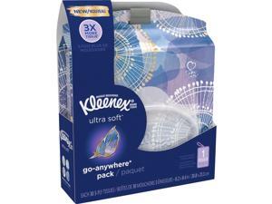 Kleenex Ultra Soft Go Anywhere 30 Count 3-Ply White Facial Tissue 46355 Kleenex Ultra Soft Go Anywhere 30 Count 3-Ply White Facial Tissue 46355