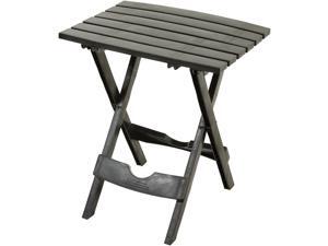 Adams Quik-Fold Black 15.25 In. W. x 17.38 In. L. Rectangle Poly Table Adams Quik-Fold Black 15.25 In. W. x 17.38 In. L. Rectangle Poly Table