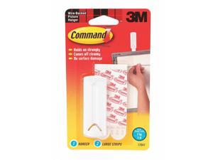 Command Adhesive Back Picture Hanger; 1 Hook(s); Molded Plastic 17041 Command Adhesive Back Picture Hanger; 1 Hook(s); Molded Plastic 17041