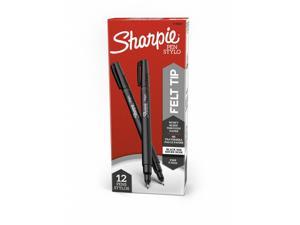 Black 12 Count for sale online Sharpie 1742663 Permanent Fine Point Pen 