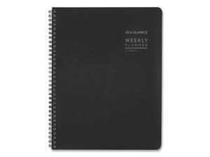 AT-A-GLANCE Contemporary Lite Weekly/Monthly Planner 11 x 8.25 Black 2022