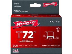 Arrow Fastener 721168 13/64" x 31/64" T72 Insulated Staples Arrow Fastener 721168 13/64" x 31/64" T72 Insulated Staples