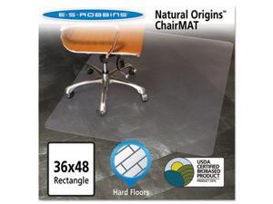 ES Robbins Natural Origins Chair Mat For Hard Floors 36 x 48 Clear 143007 ES Robbins Natural Origins Chair Mat For Hard Floors 36 x 48 Clear 143007