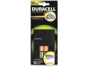 Duracell AA Size Battery Charger with 2AA Pre-charged Batteries