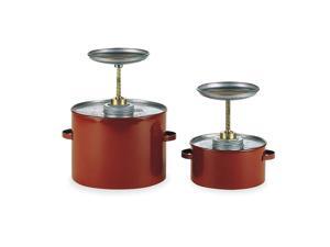 EAGLE P702 Plunger Can,1/2 Gal.,Galvanized Steel EAGLE P702 Plunger Can,1/2 Gal.,Galvanized Steel