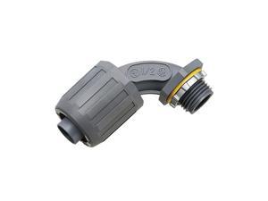 Arlington Industries - NMLT905 - 1/2" SNAP2IT 90 Degree Non-Metallic Push On Carflex Connector Arlington Industries - NMLT905 - 1/2" SNAP2IT 90 Degree Non-Metallic Push On Carflex Connector
