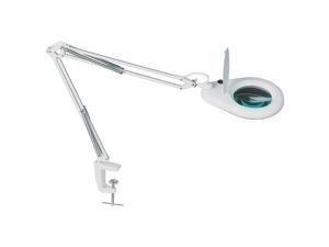 ECLIPSE 902-109 Magnifier Lamp,Rnd,Clamp,2.25X,5D,White