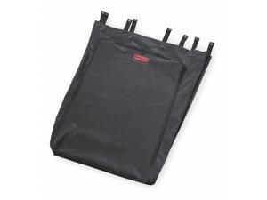 RUBBERMAID FG635000BLA Linen Hamper Bag,Black,Vinyl