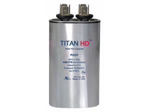 Titan Hd Motor Run Capacitor,60 MFD,440V,Oval HAWA POCF60A Titan Hd Motor Run Capacitor,60 MFD,440V,Oval HAWA POCF60A