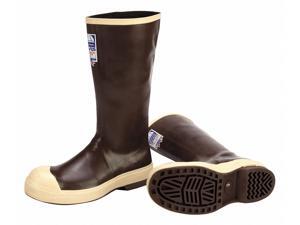 Rubber Boot, Men's, 12, Knee, Steel Toe Type, Neoprene, Brown, Tan, 1 PR Rubber Boot, Men's, 12, Knee, Steel Toe Type, Neoprene, Brown, Tan, 1 PR
