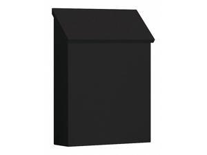 Salsbury Industries Traditional Mailbox,Standard,V,Black HAWA 4620BLK Salsbury Industries Traditional Mailbox,Standard,V,Black HAWA 4620BLK